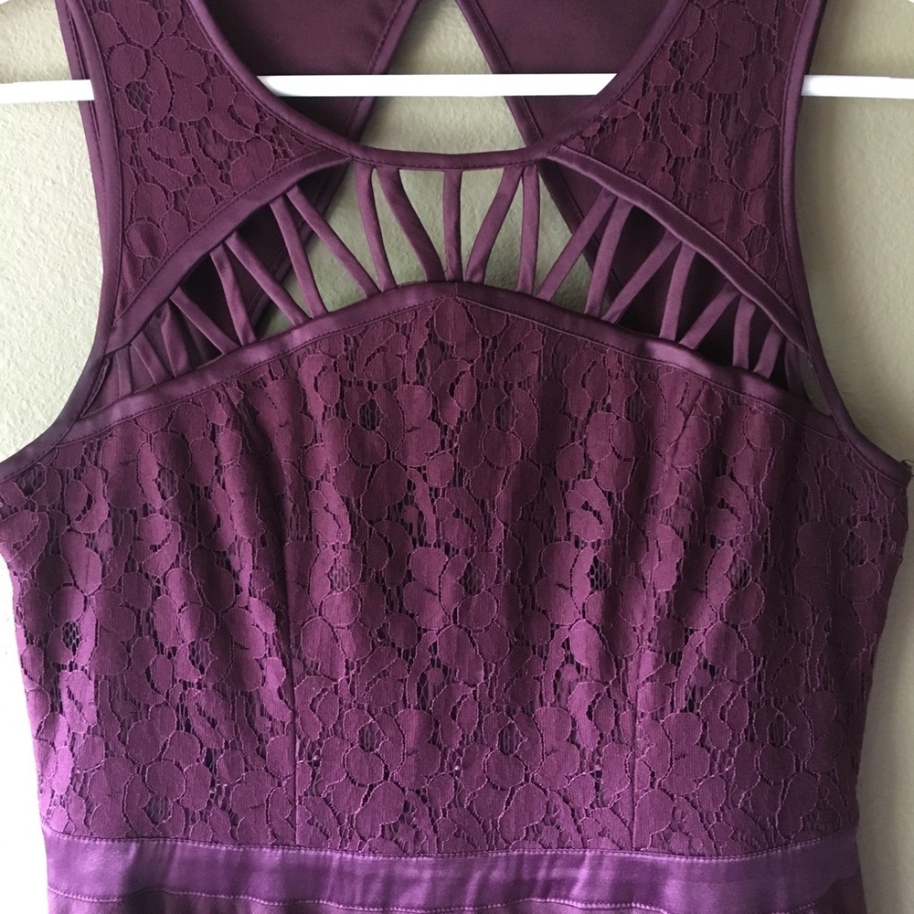 Maroon Sleeveless Dress, size 9